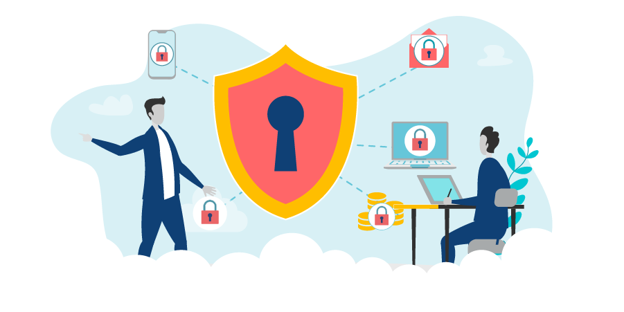 Mitigate the Risk of Ransomware Graphic of tips for preventing ransomware