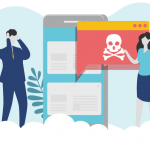 Graphic depicting ransomware attacks