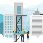 Why Engineers Might Get Sued and What You Can Do About It Graphic showing engineers at work