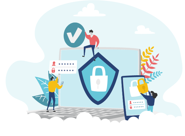 Graphic representing Cyberboxx - home cyber insurance plan PROLINK