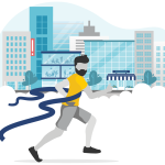 Younger = Cheaper: Why It Pays to Get Life & Health Insurance Early Running Man